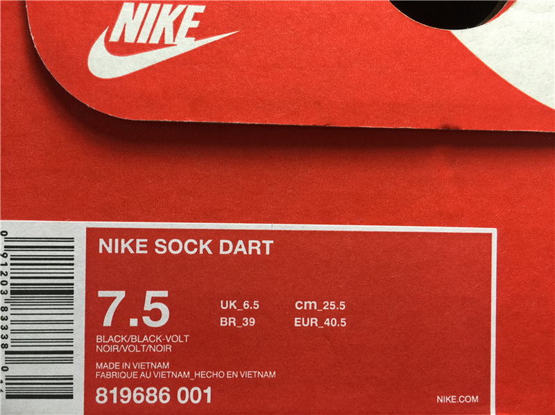 Super Max Perfect Nike Sock Dart  Shoes (98%Authentic)--007